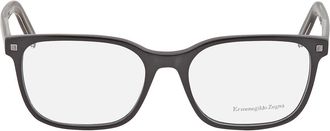 Ermenegildo Zegna Ermenegildo Zegna Demo Rectangular Mens Eyeglasses EZ5203 001 56