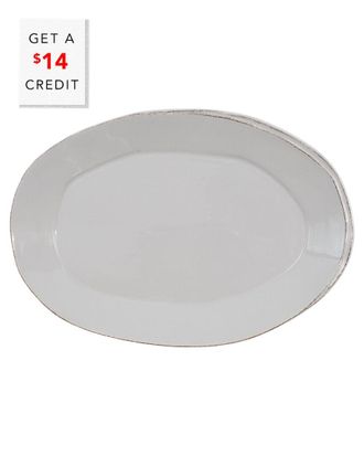 Vietri Vietri Lastra Light Oval Platter