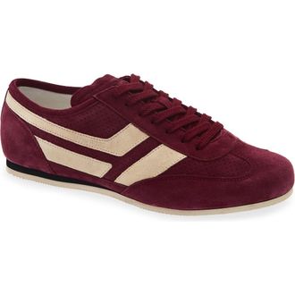 Tom Ford Brook Perforated Sneaker in Berry/Biscuit/White at Nordstrom, Size 13Us