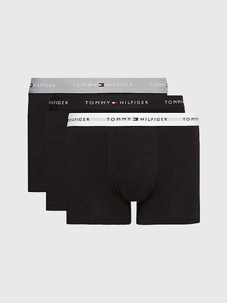Tommy Hilfiger 3-Pack Signature Repeat Logo Waistband Trunks