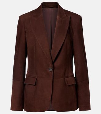 Brunello Cucinelli Monili suede blazer