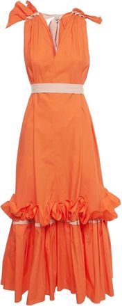 Roksanda Ilincic Abito lungo - Arancione