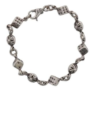 Chrome Hearts Bracciale con dadi - Argento