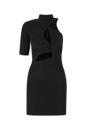 Stella McCartney Black Cut-Out Asymmetric Dress