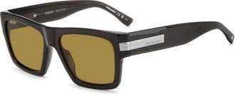 Dsquared2 D2 0198/S Zonnebrillen - Heren - Zonnebrillen - Bruin - 55 MM - Accessoires