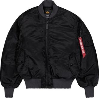 Alpha Industries Ma-1 Distressed Bomberjack - Heren - Bomber jackets - Zwart - L - Polyester - Jassen