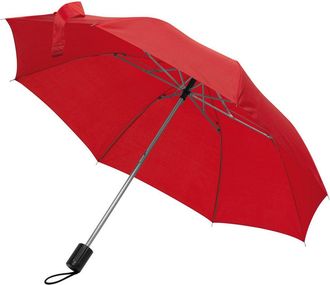 Generic Mens Ladies Small Pocket Telescope Umbrella Compact Folding (Red)