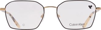 Calvin Klein Demo Geometric Mens Eyeglasses CK24104 N 781 55