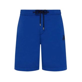 Vilebrequin Korte Broeken, Heren, Blauw, W34, Katoen, Levant Cotton Stretch Bermuda Shorts