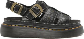 Dr. Martens Wrenlie Open Fl Black Milled Nappa is de naam van de