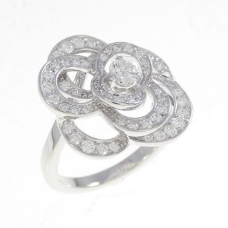 Chanel White Gold White Gold (18K) Band Ring (Pre-Owned)