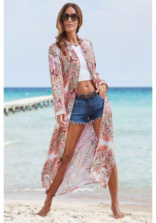 Lascana Womens Button Down Dress