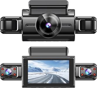 OEM C&aacute;mara De Visi&oacute;n Trasera Para Coche, Grabadora De V&iacute;deo Para Salpicadero De 4 Canales Hd 4k Con Tac&oacute;grafo Oculto, Cuatro C&aacute;maras Con Vista Trasera, Mo