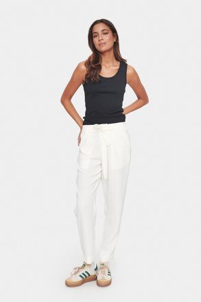 Saint Tropez Casual broek Regular fit Ice white