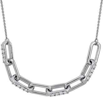 Rina Limor Silver 1.44 Ct. Tw. Lab-Grown Sapphire Necklace