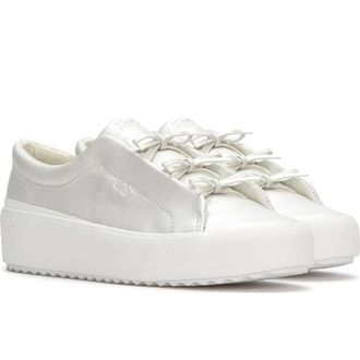 Keds Remi Sneakers Womens White Leather Low Top Platform Shoes RHS8197