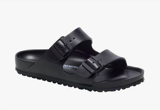 Birkenstock Womens Arizona Essentials Sandal In Black
