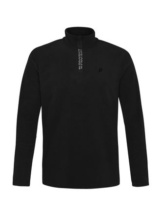 Protest Stehkragenpullover PROTEST Fleecepullover PRTReperfecto, Herren, Gr. XS, schwarz (true schwarz), Obermaterial: 100% Polyester PES., Pullover Stehkrage
