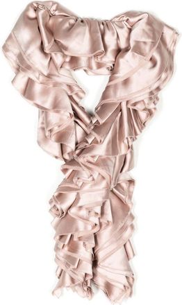Gucci draped silk scarf - women - Viscose - One Size - Pink