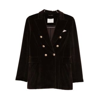 Circolo 1901 Blazer - Dames - Jassen - Bruin - Maat: M Leer