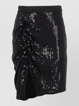 Vivienne Westwood high waist sequin skirt side slit