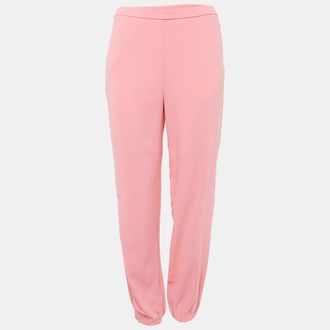Emporio Armani Pink Crepe Trousers S