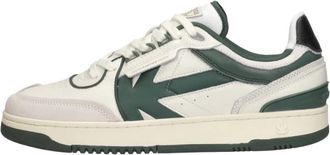 Kaotiko Boston Piping - Heren - Sneakers - Wit - 41 EU - Leer - Schoenen