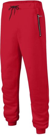 Generic Mens Joggers Tracksuit Bottoms with Side Zip Pockets Straight Leg Sweatpants Casual Open Hem Trousers Elastic Waisted Jogging Pants for Sports Running