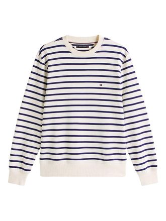 Tommy Hilfiger Essential Terry Stripe Crewneck Clothing