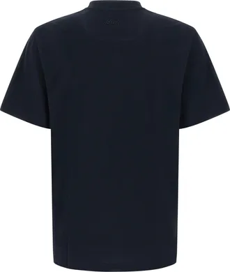 Brioni Mens Blue Cotton T-Shirt