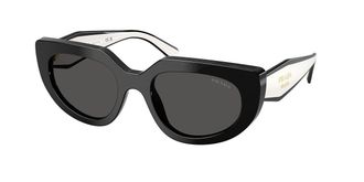Prada PR D02SF Asian Fit 20G08Z Womens Sunglasses Black Size 54