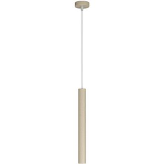 Top-Light Sospensione Moderna Round Tube Metallo Sabbia 1 Luce Gu10