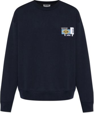 Moschino Uomo, Felpe, Blu, XL, new