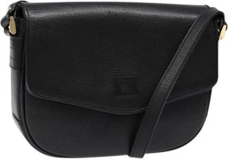 Burberry Pre-owned Cross Body Bags, female, Black, Size: ONE SIZE Pre-owned Vintage Shoulder Bag