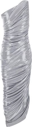 Norma Kamali Womens Long Dress Diana Metallic