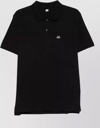 C.P. Company stretch piqu&eacute; polo shirt