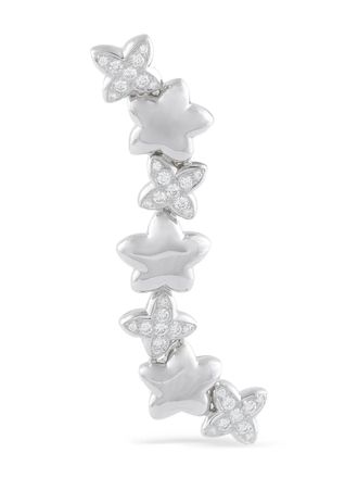 Van Cleef & Arpels Spilla in oro bianco 18kt con diamanti - Argento