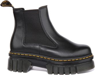 Dr. Martens Audrick Platform Chelsea Boots - Dames - Chelseaboots - Zwart - 36 EU - Leer - Schoenen