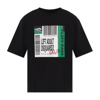 Dsquared2 Hombre, Camisetas, Negro, Talla: 2XL