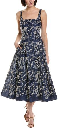 Julia Jordan Embroidered Midi Dress