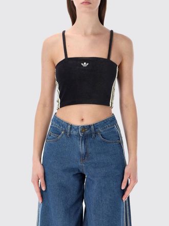 adidas Top cropped Adidas Originals in misto cotone