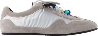 Cecilie Bahnsen Blaise Sneakers - Dames - Sneakers - Grijs - 38 EU - Leer - Schoenen