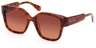Max & Co. MO0075 52F Womens Sunglasses Tortoiseshell Size 55
