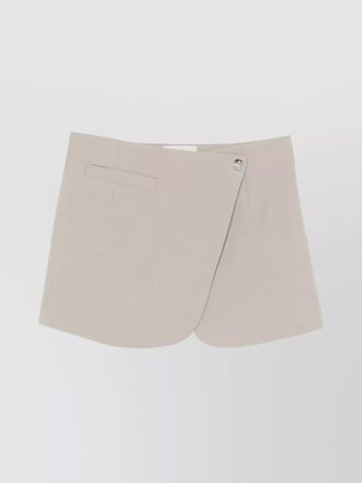 Coperni knee length a-line skirt with button detail