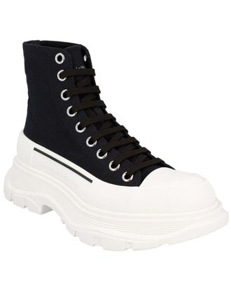 Alexander McQueen Alexander Mcqueen Womens Canvas Tread Slick Boot, Never Worn (Authentic Pre- Loved)