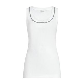 Brunello Cucinelli Donna, Top, Bianco, S, new