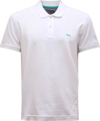 Harmont & Blaine Polo Shirts, male, White, Size: 3XL Lrn033 Regular Fit Shirt