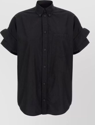 Balenciaga cuffed shirt
