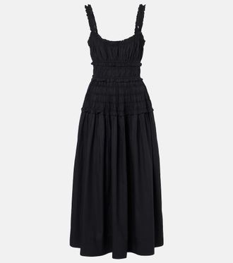 D&ocirc;en Marianne cotton poplin midi dress