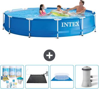 Intex Piscina Con Estructura Redonda - 366x76 Cm - 7-piezas S21006